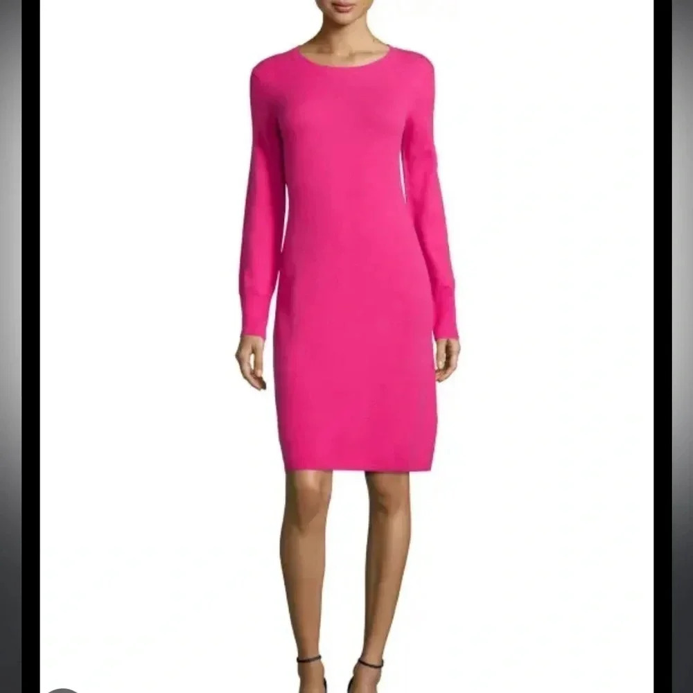 NWT Neiman Marcus‎ Cashmere Pink Dress Small